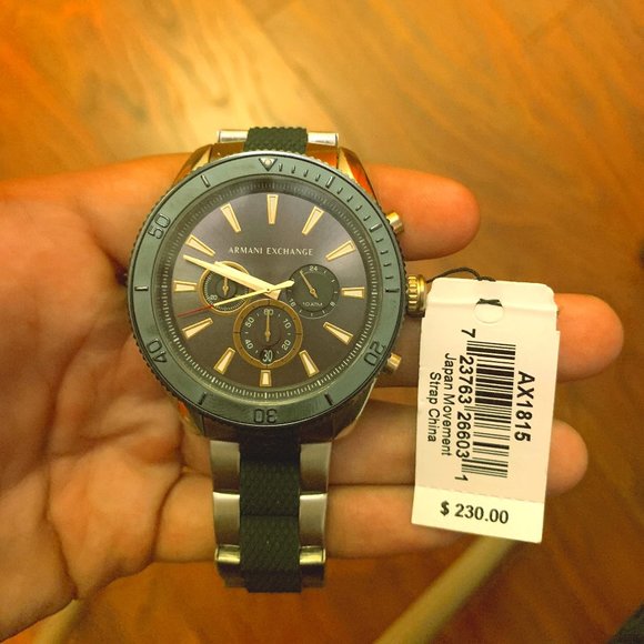 AX Armani Exchange Chronograph Two-Tone Stainless